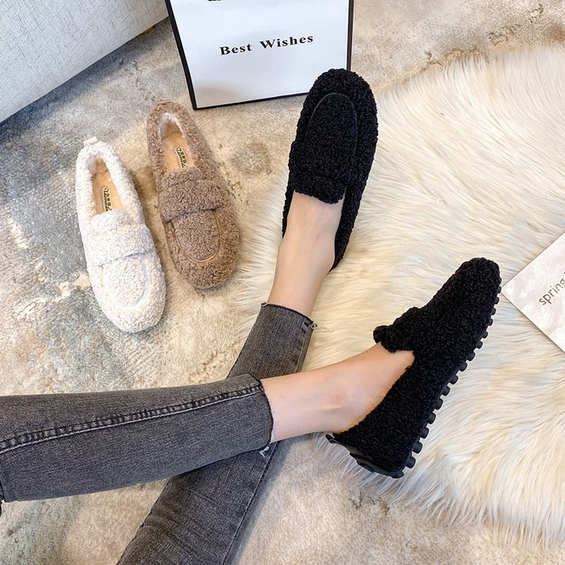 Comfy - Wool Fleece Loafers